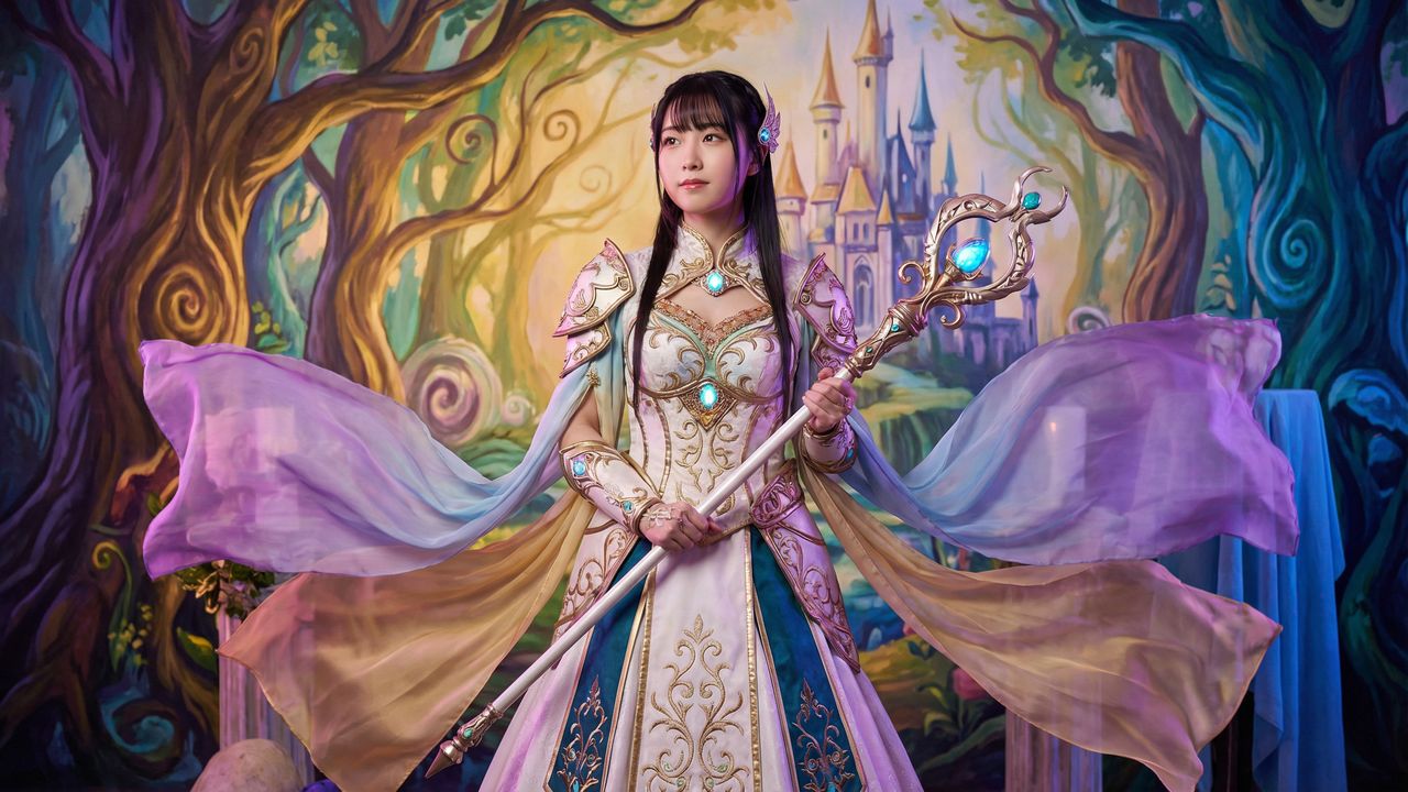 每日大赛cosplay视频教程：奇幻女神服装制作全过程视频演示